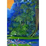 Patrycja Kruszyńska-Mikulska (b. 1973, Lublin), Green gate, diptych, 2024