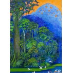 Patrycja Kruszyńska-Mikulska (b. 1973, Lublin), Green gate, diptych, 2024