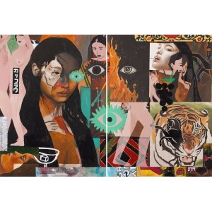 Przemysław Wójciak \ Karifurava (ur. 1992, Brzeg), Triptych, dyptyk, 2024