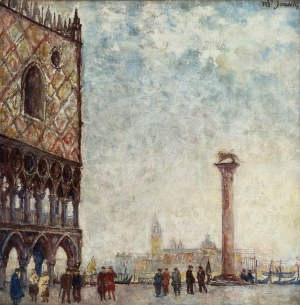 Władysław Jarocki (1879 Tarnopol - 1965 Kraków), Plac Św. Marka w Wenecji