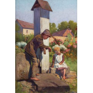 Stefan Matejko (1871-1933), Les enfants au puits