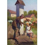 Stefan Matejko (1871-1933), Dzieci przy studni