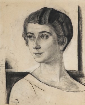 Ludomir Sleńdziński (1889-1980), Portret kobiety, 1921 r.