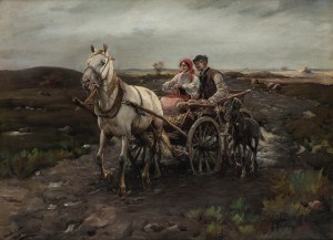 Jan Konarski (1850-1918), Na drodze