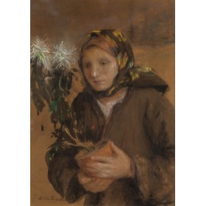 Teodor Axentowicz (1859 Braszów/Rumunia - 1938 Kraków), Hucułka