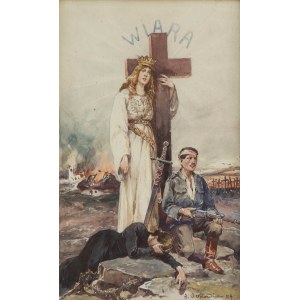 Adam Setkowicz (1875 Kraków - 1945 dort), Glaube, 1917.