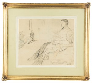 Leopold Gottlieb (1883 Drohobycz - 1934 Paryż), Szkic pamiątkowy, 1914 r.
