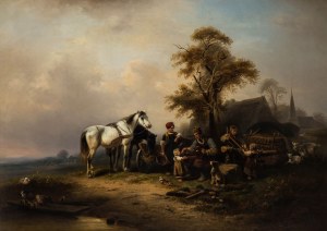Wilhelm Alexander Meyerheim (1815 Gdańsk - 1882 Berlin), Odpoczynek na wsi