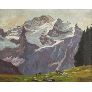 Gilbert Neumann (1906-1970), Mountain Landscape, 1928.