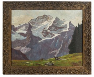 Gilbert Neumann (1906-1970), Pejzaż górski, 1928 r.