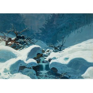 Leszek Stanko (1924 Sosnowiec-2010 Katowice), Mountain stream