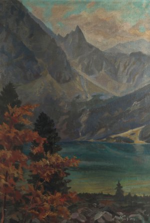 Franciszek Wójcik (1903 Wojciechowo - 1984 Zakopane), Jesienne Morskie Oko, 1952 r.