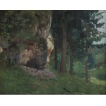 Adam Setkowicz (1875 Kraków - 1945 tamże), Pejzaż leśny
