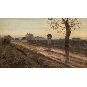 Józef Rapacki (1871 Warsaw - 1929 Olszanka near Skierniewice), Autumn Road