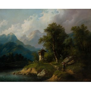 Eduard Boehm (1830-1890), Sur le chemin de la montagne
