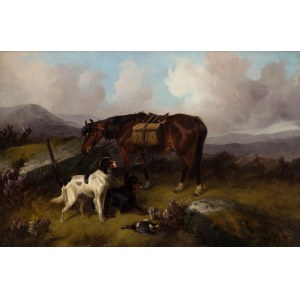Colin Graeme Roe (1858 - 1910), Hunting motif, 1884.