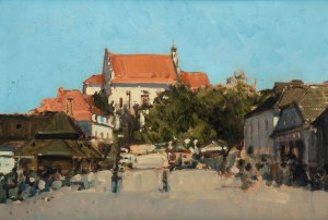 Jan Wołek (ur. 1954 r.), Widok na rynek w Kazimierzu, 1996 r.