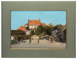 Jan Wołek (ur. 1954 r.), Widok na rynek w Kazimierzu, 1996 r.