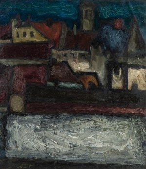 Józef Hałas (1927 Nowy Sącz - 2015 Wrocław), Pejzaż