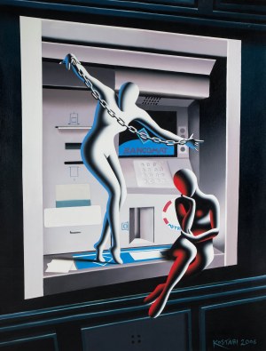 Mark Kostabi (ur. 1960), Chain Reaction, 2006 r.