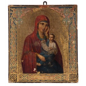 Ikona - Matka Boska Ukój mój smutek, Rosja, k. XIX w.