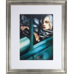 Tamara Lempicka (1898 - 1980), Self-portrait in a green Bugatti