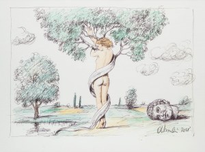 Rafał Olbiński (ur. 1943), The Dawn of Gods, 2018