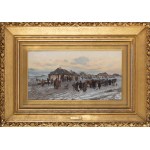 Franz Streitt (1839 Brody presso Leopoli - 1890 Monaco), Musicisti erranti in un villaggio della Galizia