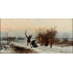 Franciszek Streitt (1839 Brody k. Lwowa - 1890 Monachium), Wypadek w podróży (