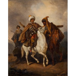 Juliusz Kossak (1824 Nowy Wiśnicz - 1899 Kraków), On the Road, 1857