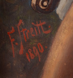 Franciszek Streitt (1839 Brody k. Lwowa - 1890 Monachium), Wiejski skrzypek, 1890