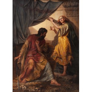 Zygmunt Sokolowski (1859 Poznań - 1888 Paris), Saul and David, 1884