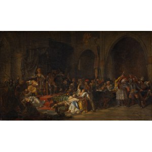 Leonard Straszyński (1828 Pietraszówka - 1879 Żytomierz), Zabójstwo biskupa leodyjskiego Ludwika de Bourbon w 1468 roku, 1859