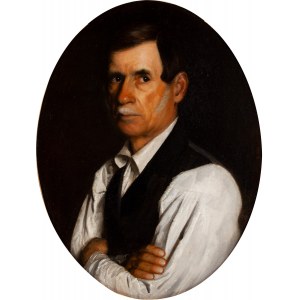 Nikodem Sylwanowicz (1834 Cyncewicze koło Wilejki - 1919 Cyncewicze koło Wilejki), Portret ojca artysty, Jerzego