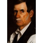 Nikodem Sylwanowicz (1834 Cyncewicze koło Wilejki - 1919 Cyncewicze koło Wilejki), Portret ojca artysty, Jerzego