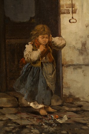 Seweryn Bieszczad (1852 Jasło - 1923 Krosno), Zbite lekarstwo, około 1890