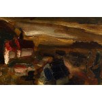 Boleslaw Cybis (1895 Massandra Farm in Crimea - 1957 Trenton (New Jersey, USA)), Landscape from Kazimierz, ca. 1925