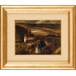 Boleslaw Cybis (1895 Massandra Farm in Crimea - 1957 Trenton (New Jersey, USA)), Landscape from Kazimierz, ca. 1925