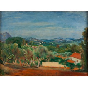 Henryk Hayden (1883 Warszawa - 1970 Paryż), Krajobraz prowansalski, 1923