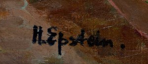 Henryk Epstein (1891 Łódź - 1944 obóz koncentracyjny, prawdopodobnie Auschwitz), Drzewa nad wodą, lata 30. XX w.