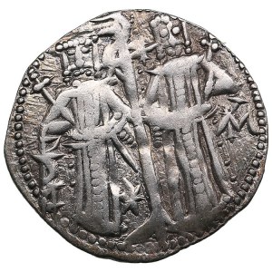 Bulgaria (Veliko Tarnovo) AR Grosh ND - Ivan Alexander (1331-1371) and Michael Asen IV (c. 1332-1355)