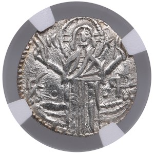 Bulgaria (Veliko Tarnovo) AR Grosh ND - Ivan Alexander (1331-1371) and Michael Asen IV (c. 1332-1355) - NGC AU DETAILS_x