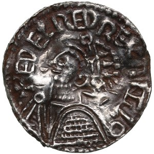 England (Huntingdon) AR Penny ND (c.1003-1009) - Aethelred II (978-1016)