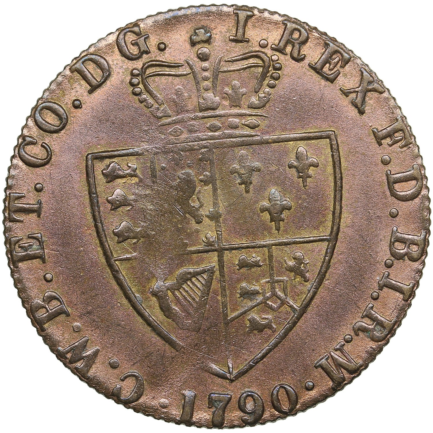 Great Britain (Birmingham) 'Spade Guinea' Token '1790' (1900-1914