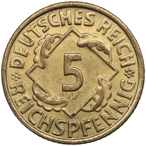 Germany, Weimar Republic (Karlsruhe) 5 Reichspfennig 1925