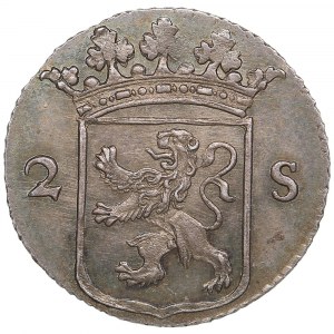 Netherlands. Dutch Republic, Province of Utrecht (Utrecht mint) 2 Stuivers 1791