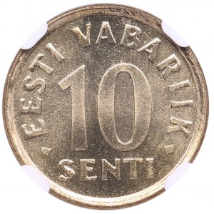 Estonia 10 Senti 2006 - NGC MS 68
