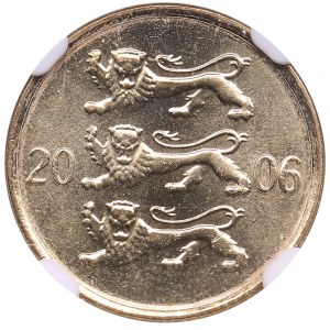 Estonia 10 Senti 2006 - NGC MS 68