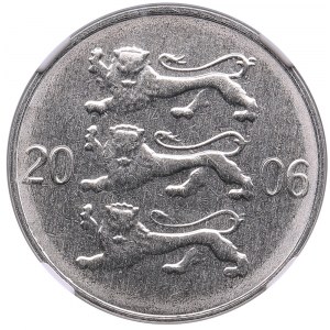 Estonia 20 Senti 2006 - NGC MS 66