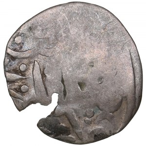 Lithuania, ‘Column’ Countermark on Juchid Aqche (presumably the 1430s) - Svidrigailo Olgerdovitch.